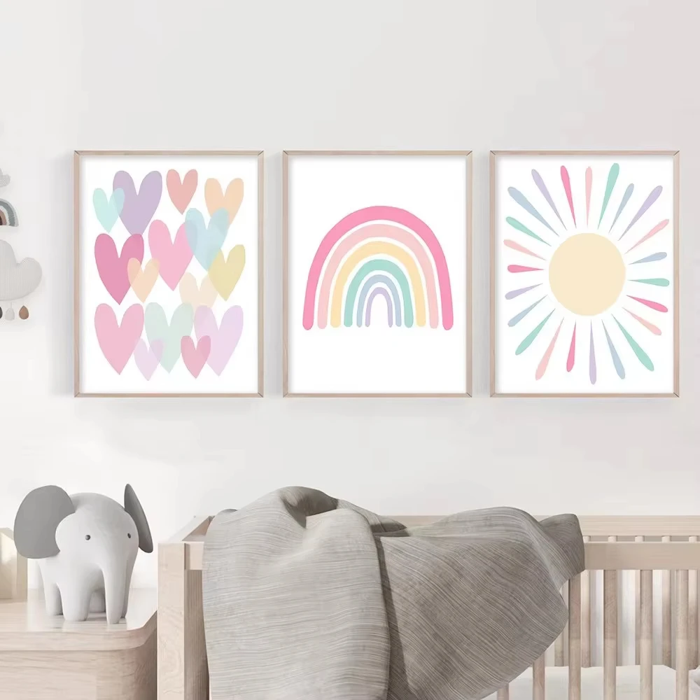 (Tanpa Bingkai) Lukisan Poster - Baby Nursery Frames ulasan dan harga
