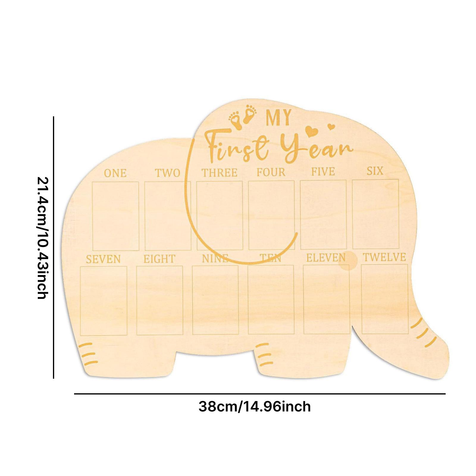 Papan Foto Bayi Bingkai Kayu D - Baby Nursery Frames ulasan dan harga