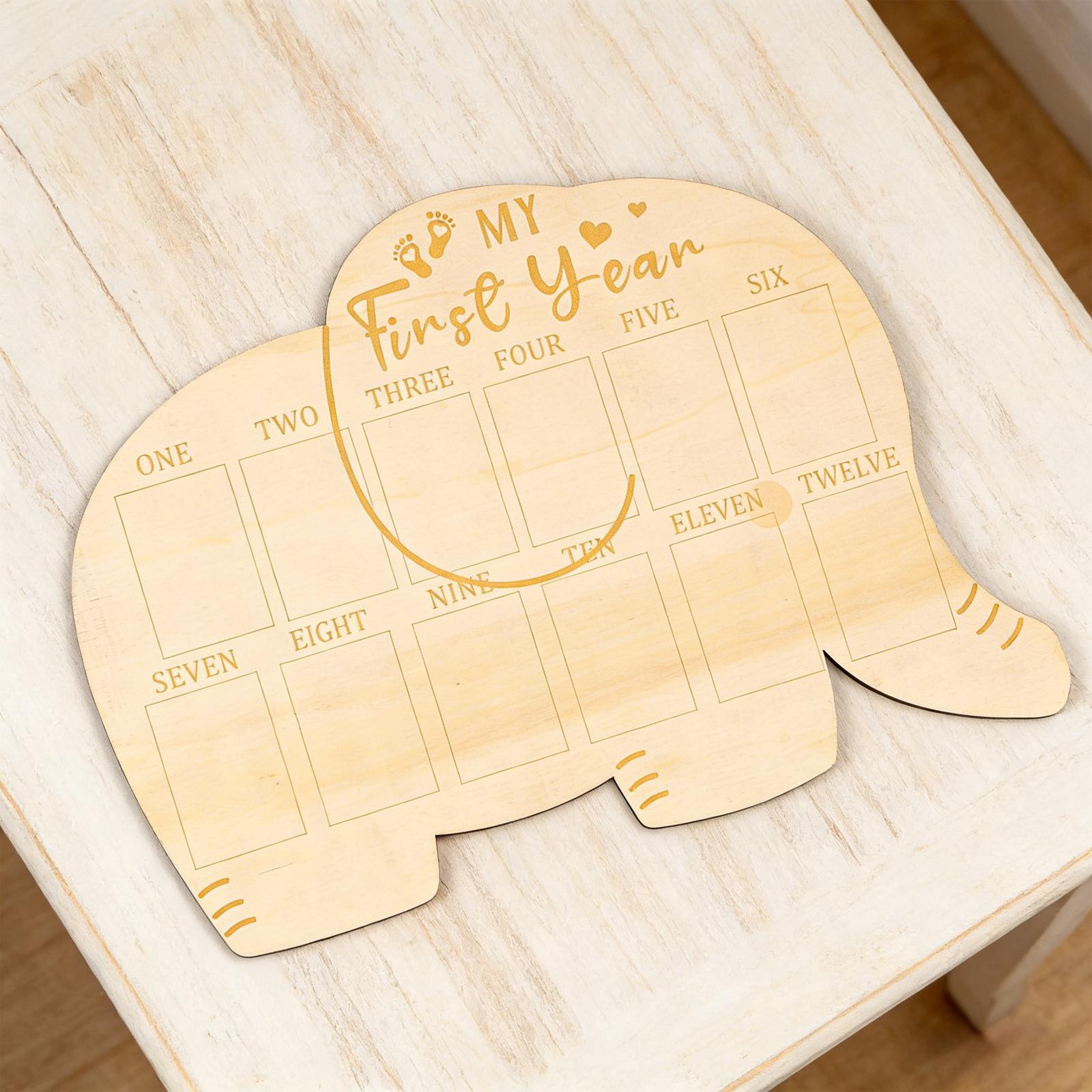 Papan Foto Bayi Bingkai Kayu D - Baby Nursery Frames ulasan dan harga